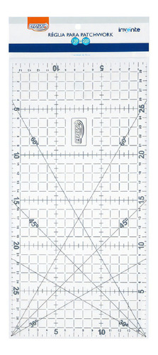 Régua Para Patchwork Artesanato Milimétrica 15x30cm Brw