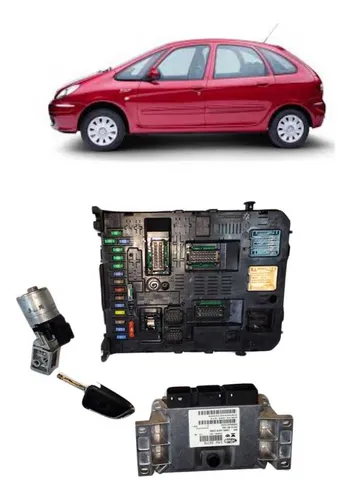comprar Kit Code Citroen Picasso Bsi+comutador Cu002F Chave+ Mód Injeção