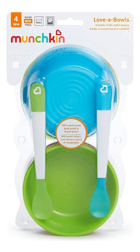 Munchkin Bowls Set De 10 Piezas De Alimentación Bebe