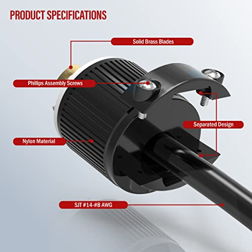 Enerlites Nema L14-20p Locklock Connector For Generator