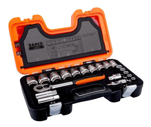 Imagen 3 de 7 de Set Juego Bocallave Tubo Bahco Enc 1/2 24 Piezas Xs240a Mm