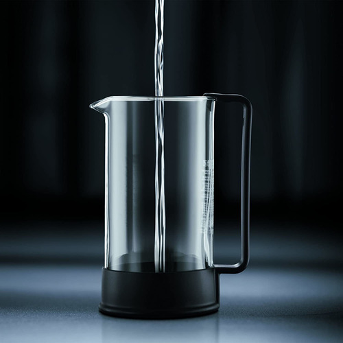 Cafetera Bodum, Con Tapa, Capacidad De 1 Litro, Negro