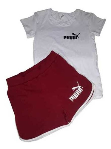 Conjunto Deportivo Dama Short Y Pantaloneta,algodón Licra Na