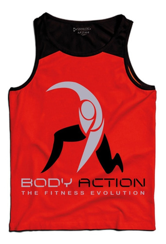 Musculosa Algodón Fitness Training Mode Body Action Genetic