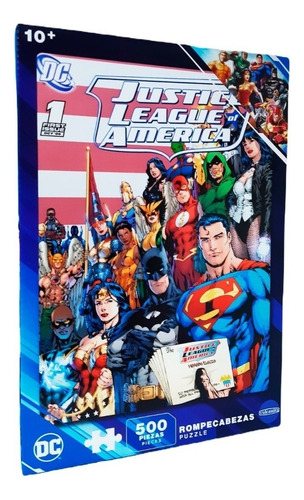 Rompecabezas Liga De La Justicia Dc Comics 500 Piezas Puzzle