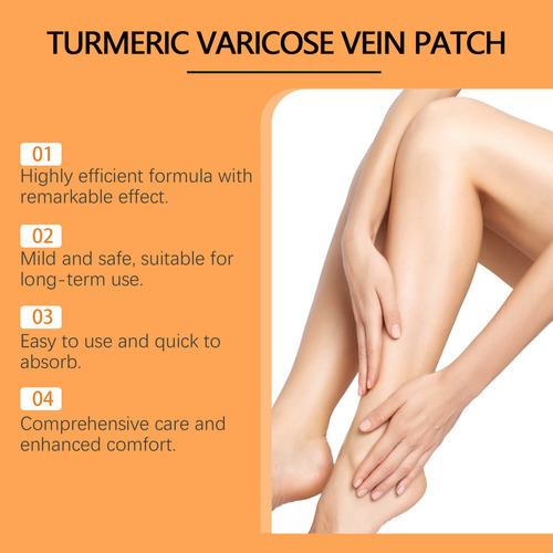 Zh Parche Cúrcuma For Venas Varicosas (1 Caja)