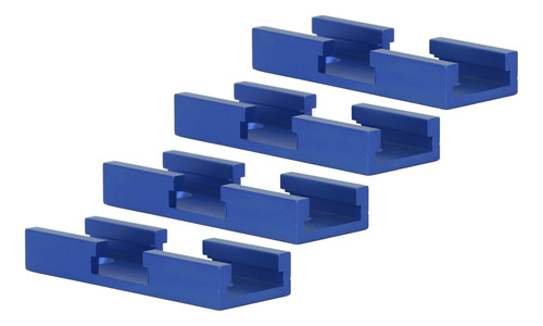Conector De Esteira De Carpintaria Azul 4pcs T Intersection