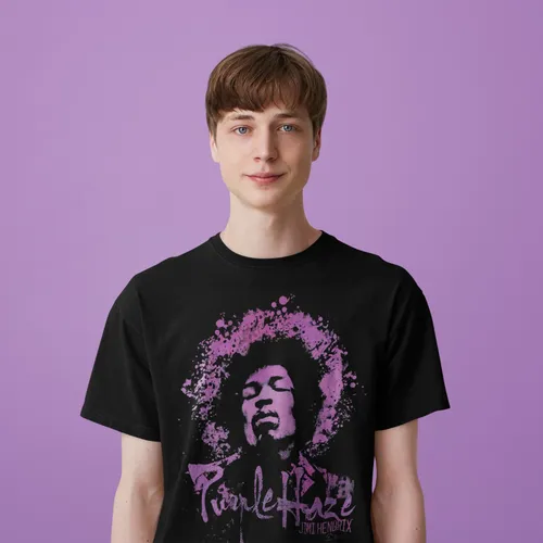 Camiseta Jimi Hendrix Purple Haze 1