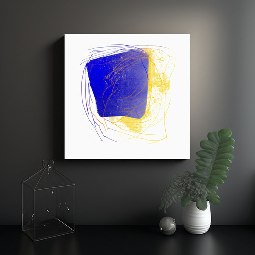 70x70cm Cuadro Tela Cã¡lida Zorro - Decocuadros Flores