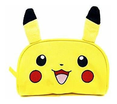 4sgm Pokemon Pikachu Plush Caja Cosmética, Mediano, Bevml