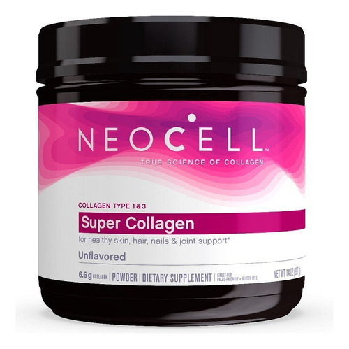 Neocell Suplemento Alimenticio De Colageno 396g Sabor Sin Sabor