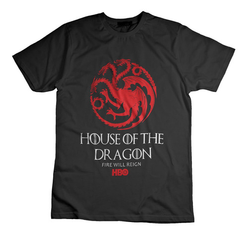 Franela House Of Dragon Game Of Thrones Personalizada 