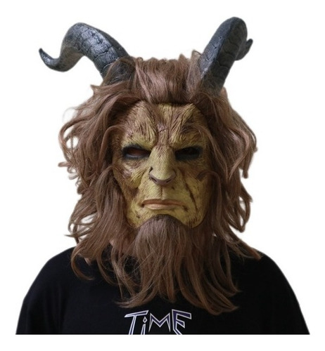 Máscara De Cosplay De Bestia Máscara Terror Látex Halloween