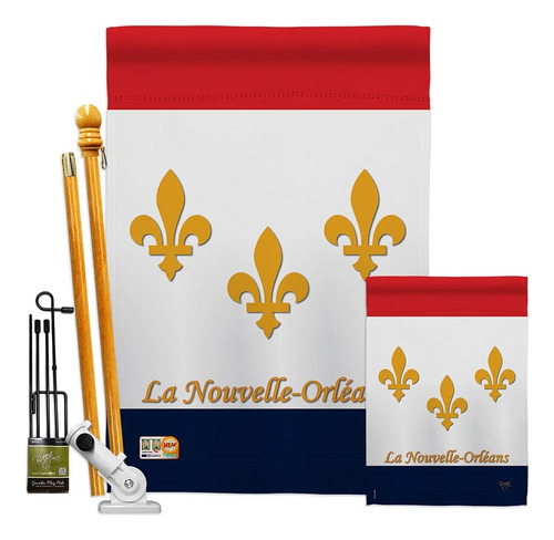 Banderas - Casa De Jardín De Nueva Orleans De Estados Unidos
