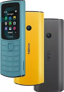 Nokia 110 4g 128 Mb Azul-señal 4g Para Llamadas Y Mensajes