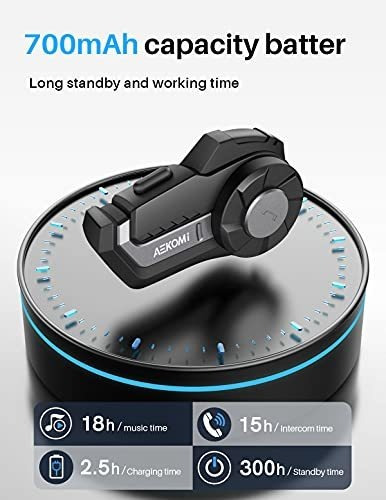 Imagen 2 de 4 de Hy Audifono Bluetooth Para Motocicleta ft Comunicacion