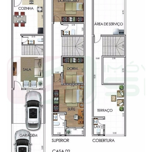 Imagem 2 de 9 de Casa Sobrado Em Santo André - 3245