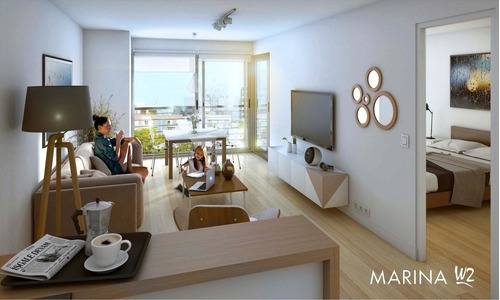 Imagen 6 de 8 de Venta De Monoambiente En Punta Carretas Marina W Ii