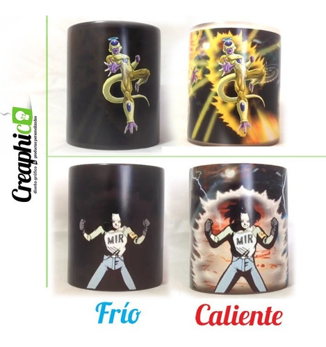 Tazón Goku, Dragon Ball, Kaioken, Tazon Magico, Magic Mug