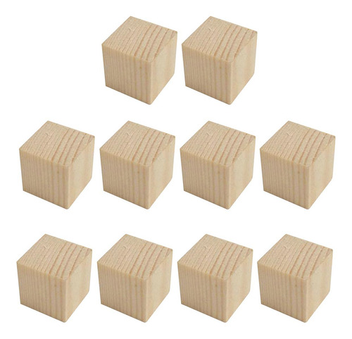 Bloques De Madera Sin Terminar Bloques De 6cmx6cmx6cm