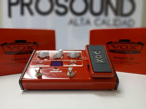 Pedalera Multiefectos Con Pedal Expresion Vox Stomplab Sl2b