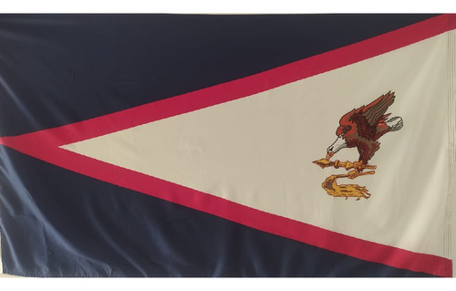 Bandera American Samoa Doble Faz Tamaño 90cmx150cm Poliester