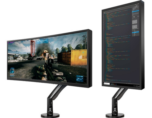 Suporte Monitor Gamer Articulado Até 35pol 9kg F100a Nb ELG