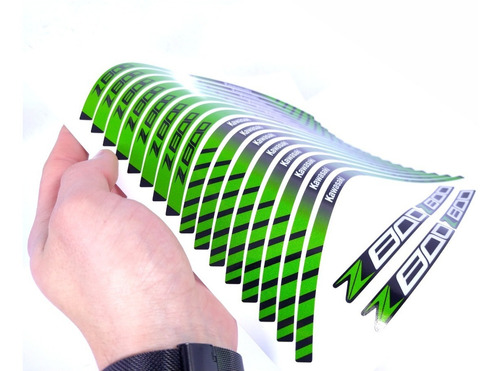 Kit Adesivo Friso Refletivo Roda Moto Kawasaki Z800 Fri69
