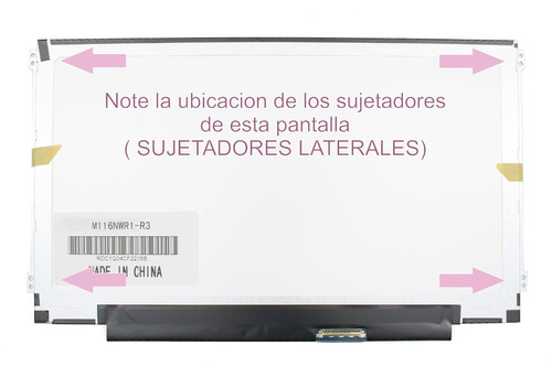 Pantalla 11.6 Led Ltn116at02-l01 Slim 40 Pines 1366x768 Mate