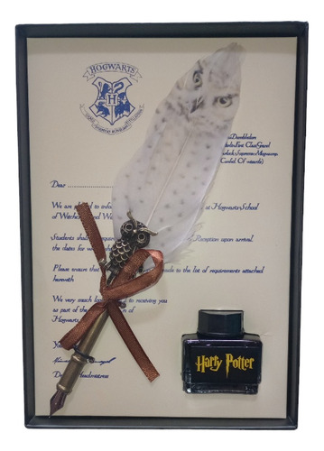 Pluma Estilografica Harry Potter Hedwig