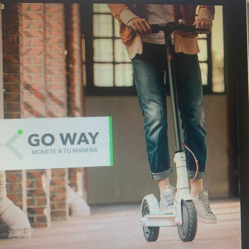 Scooter Monopatín Eléctrico Go Way 30km Plegable 120 Kg