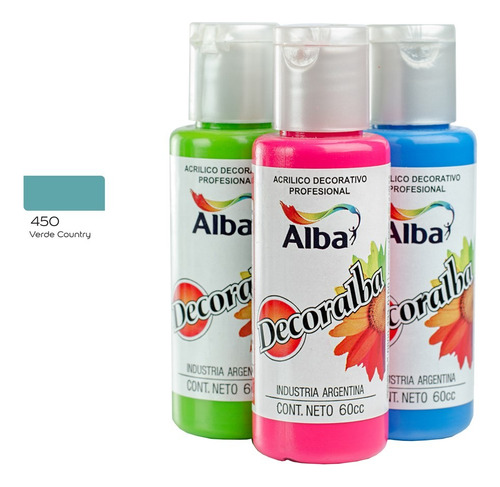 Acrilico Alba Decoralba  60ml Verde Country