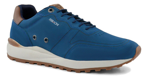 Zapatilla Ferracini Hombre Dark 9352 Azul Urbano