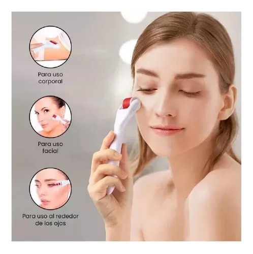 Derma Roller Rodillo Facial Microagujas Regenera 4 En 1