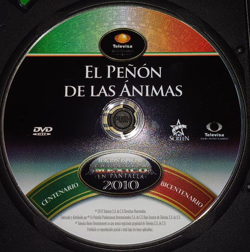 Dvd El Peñón De Las Ánimas (sólo Disco Sin Portada)