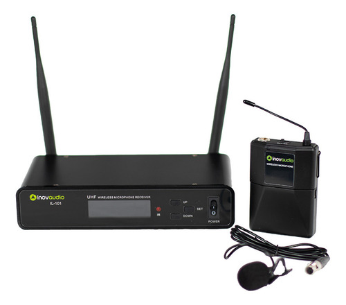 Sistema Microfono Inalambrico Inovaudio Il-101 Uhf Lavalier