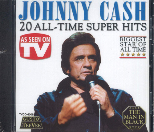 Cd: Johnny Cash Canta Lo Mejor Que Puede