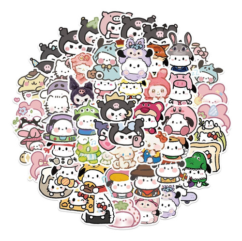 Mix Hello Kitty - Set 50 Stickers / Calcomanias / Pegatinas