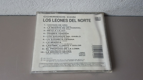 Disco Compacto Los Leones Del Norte Corridos | MercadoLibre