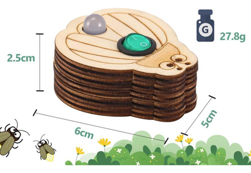 Tablero Sensorial De Madera Con Interruptor De Tablero