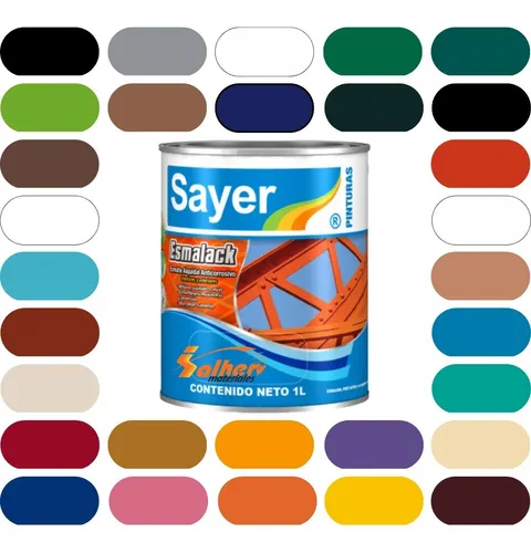 comprar Esmalack   E S M A L T E   Alquidalico Bote 1 Litro Sayer