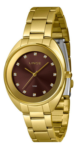 Relógio Lince Feminino Lrgj151l38 N1kx Dourado