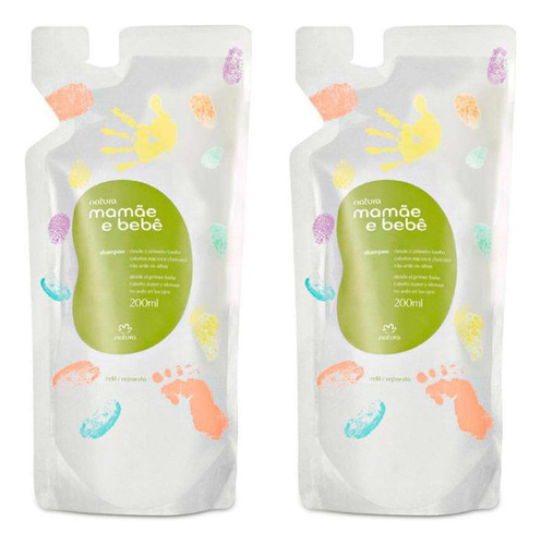 Repuesto Shampu X2 Mama Y Bebe 200ml Natura Vegano