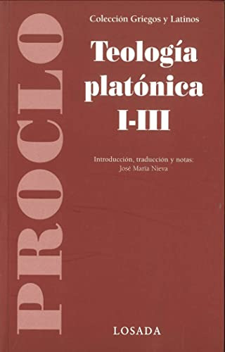 Teologia Platonica I Iii - Proclo