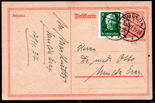 Alemania, Postkarte, Historia Postal, Reich (ge01)