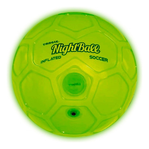 Pelota Luminosa N°5 Tangle Night Ball Shine Color Verde limón