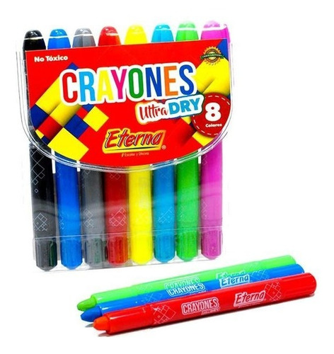 Crayones Ultra Dry Eterna X8