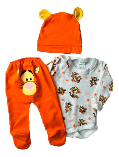 Conjunto Bebe Algodon Personajes