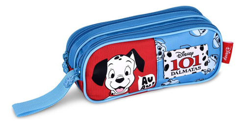 Kit De Mochila Escolar Clio Dl2456871 Com Design Estampado - Azul