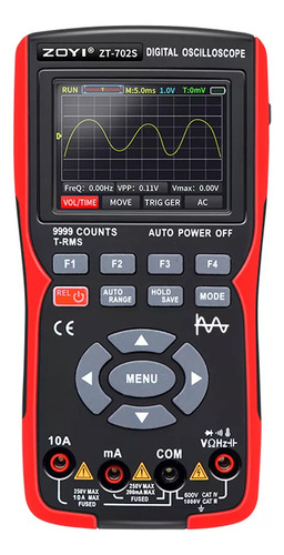 Multímetro De Osciloscopio Digital 2 En 1 Con Frecuencia De